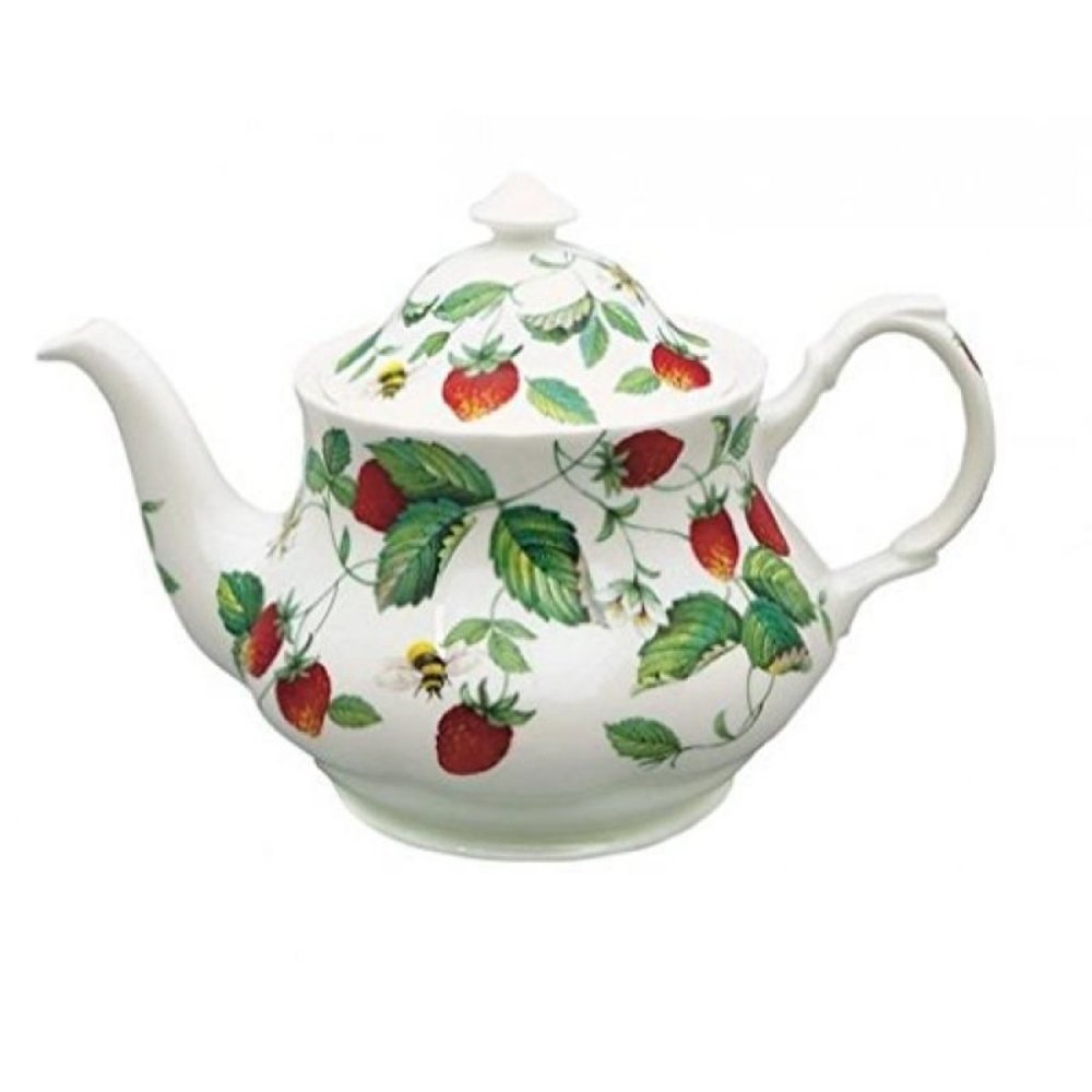 Roy Kirkham Teapot-Alpine Strawberry- BNI